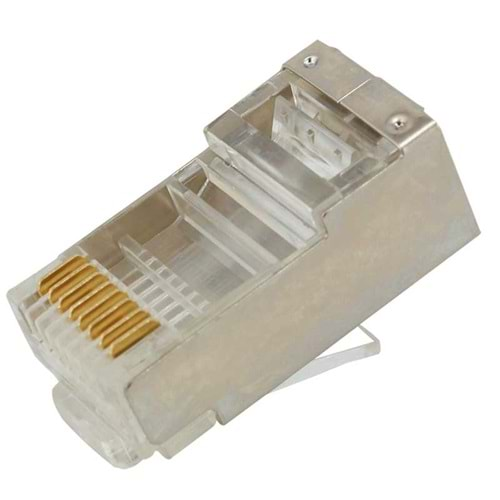 METAL RJ45 CAT5 METAL UÇ 8P/8C SHIELD 100 LÜ PAKET