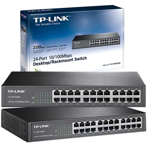 TP-LINK TL-SF1024D 24 PORT 10/100 MBPS ANAHTARI