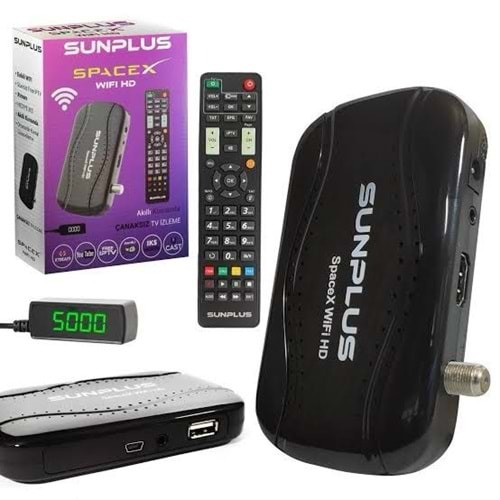 SUNPLUS SPACEX DAHİLİ WİFİ FREE IP TV