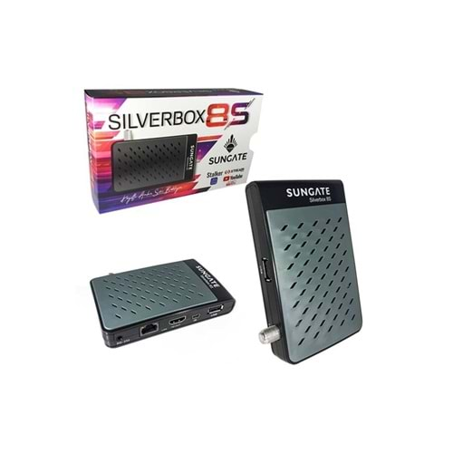 Sungate Silverbox 8S Ip Tv Ethernet'li Full Hd Mini Uydu Alıcısı