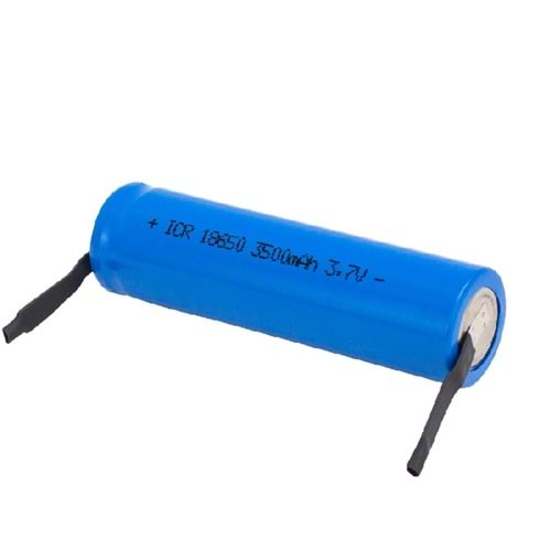 3.7V 3500 MAH LIION PUNTALI BAŞLIKSIZ PUNTALI 18650 PİL