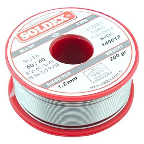 LEHİM TELİ 200 GR 1.2MM SOLDEX SN60