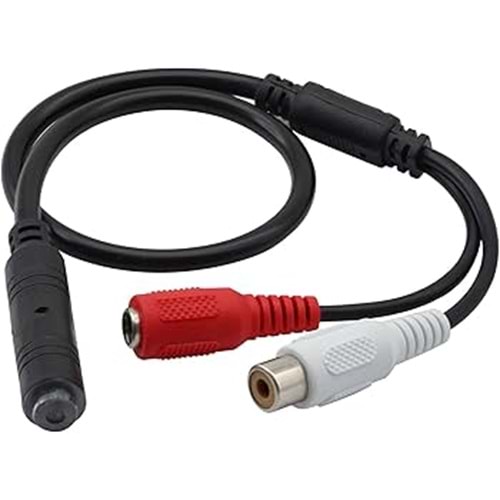 KABLOLU KAMERA MİKROFONU 2 JAK
