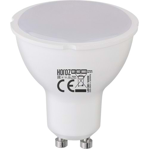 HOROZ PLUS-6 6W 6400K GU10 LED AMPUL