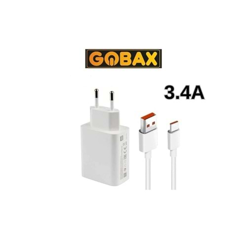 GOBAX GBX-02 3.4 AMPER TYPE-C USB ŞARJ ALETİ