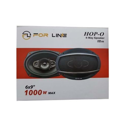 FORLINE 6X9 1000 WATT OVAL OTO HOPARLÖR 2'Lİ TAKIM