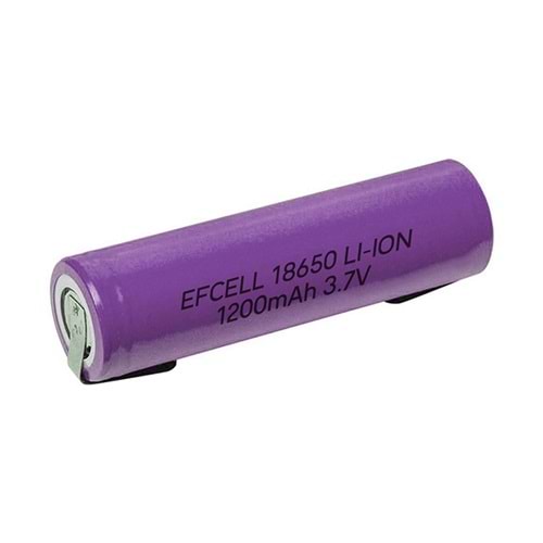 3.7V 1200MAH LİTHIUM PUNTALI BAŞLIKSIZ PİL