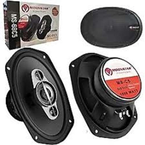 MOONSTAR 6X9 OVAL HOPARLÖR 1000W 2Lİ TAKIM