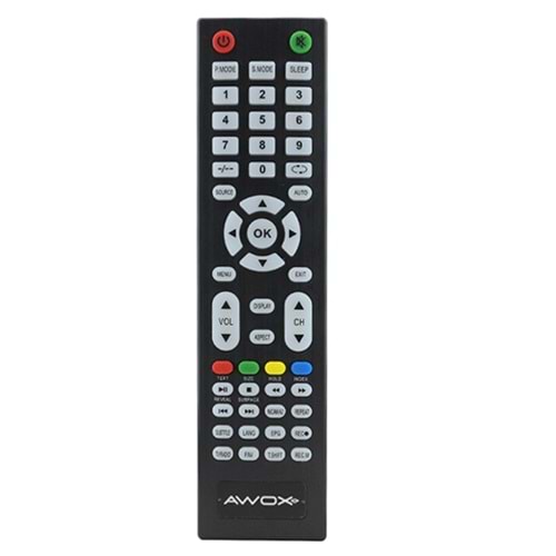 AWOX YUMATU SMART ONYX LCD-LED DİJİTSU 431 SERİSİ LCD TV KUMANDA 1.KALİTE