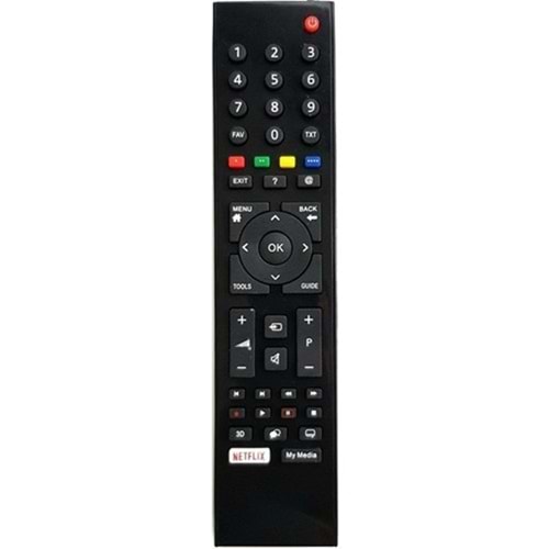 ARÇELİK-BEKO NETFLIX TUŞLU LCD-LED TV KUMANDA 1.KALİTE