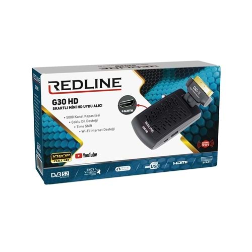 REDLİNE G-30 MİNİ SCART HD UYDU ALICI