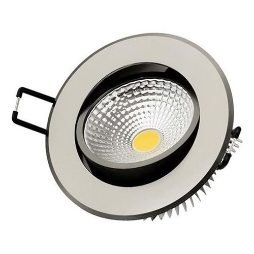 LİLYA-5 5W COB LED MAT KROM BEYAZ 6400K
