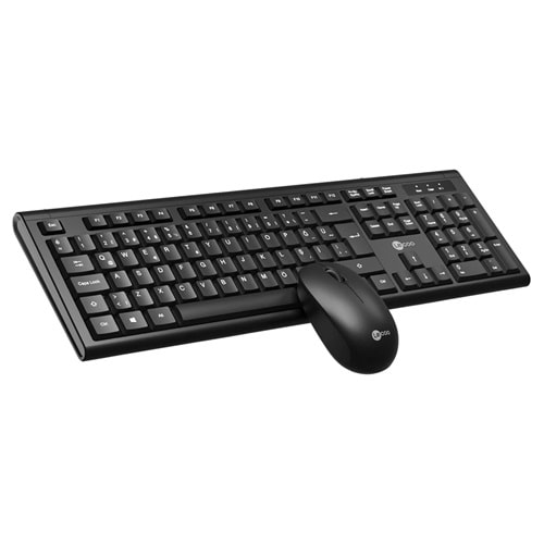 LENOVO LECOO KW200-BK SİYAH KABLOSUZ OFİS KLAVYE MOUSE SETİ