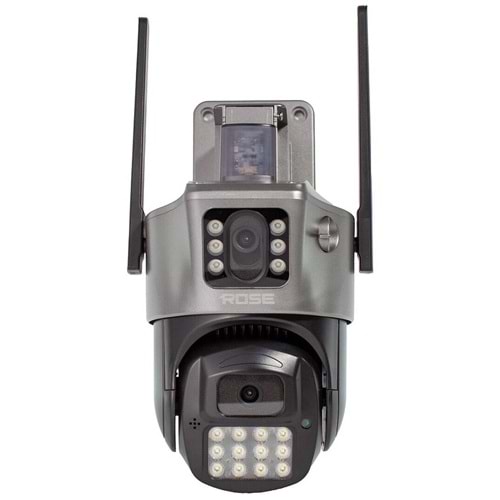 ROSE 3+3MP 2 KAMERALI WİFİ IP66 PTZ KAMERA
