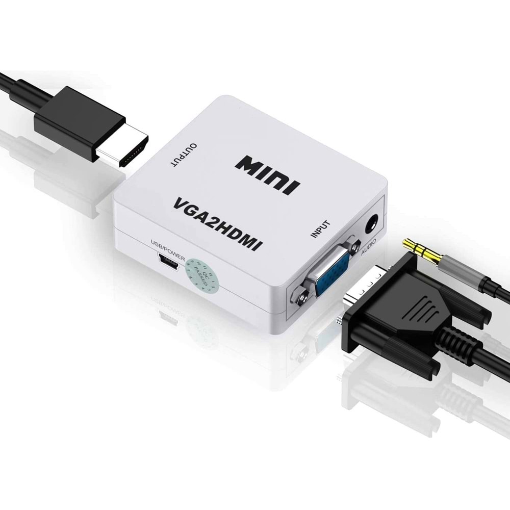 VGA TO HDMI ÇEVİRİCİ GOLDEEX