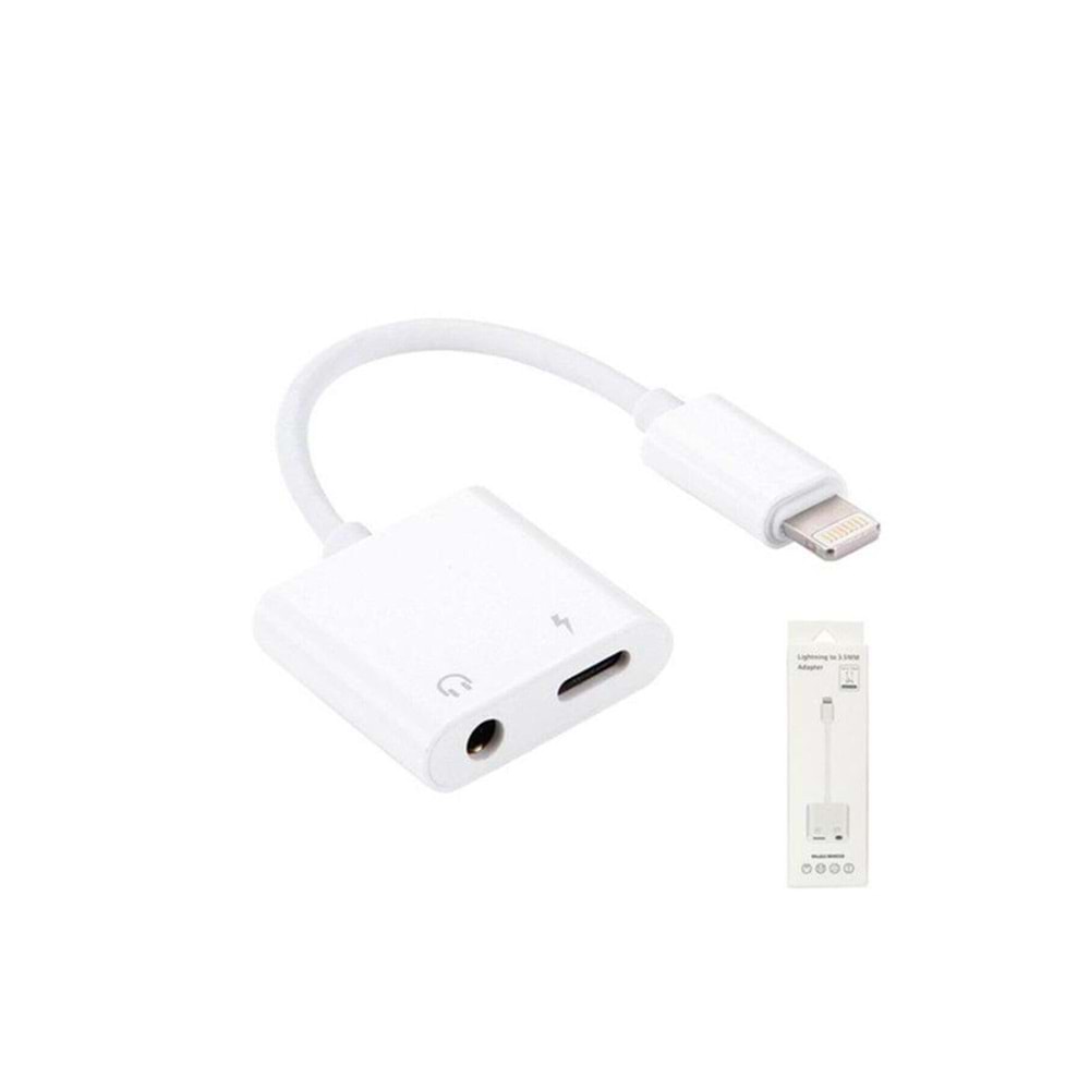 Iphone Şarj Kulaklık Dönüştürücü 3.5mm Jack Mh030 (GOLDEEX)