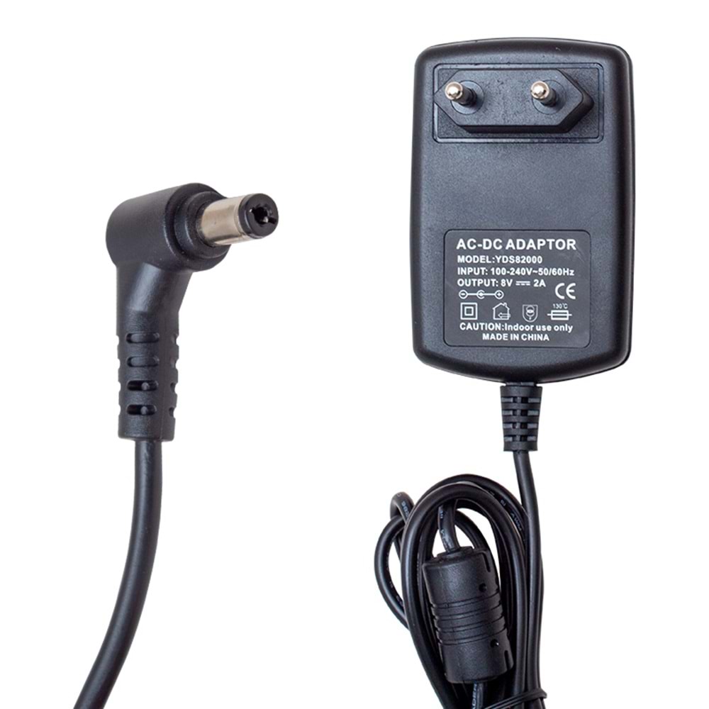 8 VOLT 2 AMPER POS MAKİNESİ ADAPTÖRÜ 5.5*2.5 UÇ
