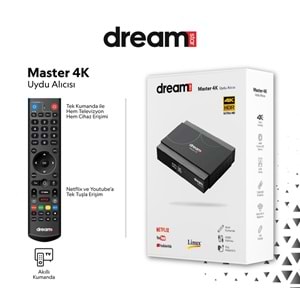 DREAMSTAR MASTER PLUS 4K LİNUX IP TV UYDU ALICISI