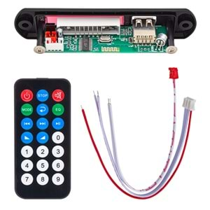 OTO TEYP USB/SD/MIC/BLUETOOTH KUMANDALI MİKROFONLU OTO TEYP ÇEVİRİCİ DİJİTAL PLAYER BOARD M515