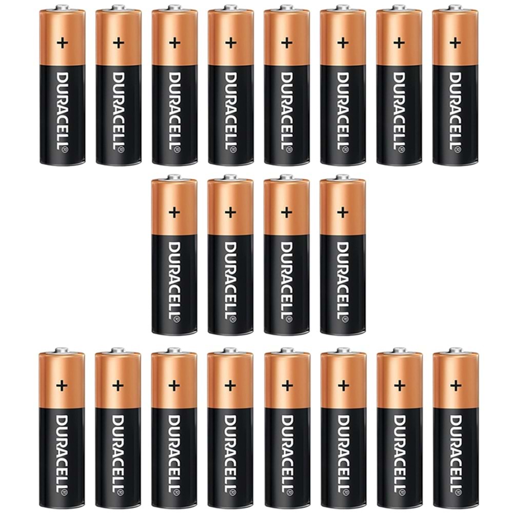 DURACELL ALKALİN AA KALEM PİL 20 Lİ KARTELA