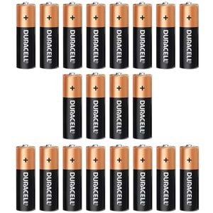 DURACELL ALKALİN AA KALEM PİL 20 Lİ KARTELA