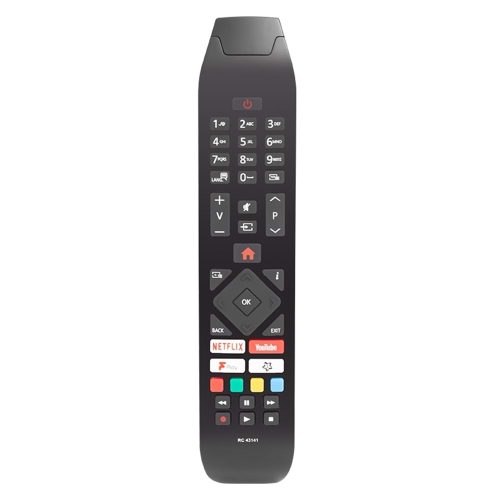 VESTEL RC43141 H0297C NETFLIX-YOUTUBE TUŞLU LCD LED TV KUMANDA